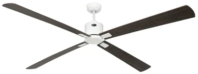 Immagine prodotto di Ventilatore da soffitto a risparmio energetico con telecomando Eco Neo III WiFi 180 cm Bianco Lame Noce / Ciliegio