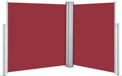 Obrázek produktu pro vidaXL Výsuvná boční markýza červená 140 x 600 cm