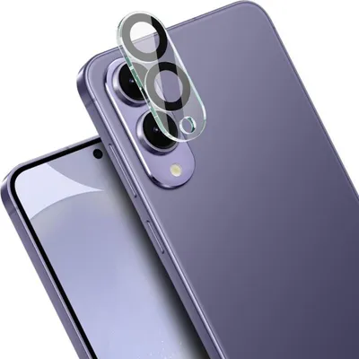 Image de Pour Samsung Galaxy S25 Edge 5G : protection complète pour appareil photo IMAK HD en verre trempé, noir