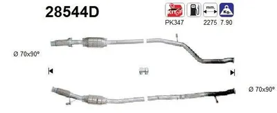 Zdjęcie produktu dla Katalizator Peugeot 206 Euro 1 2