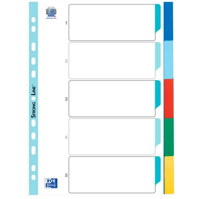 Zdjęcie produktu dla Oxford Register A4 (225 x 297 mm) 012 mm PP-Folie 10Stk