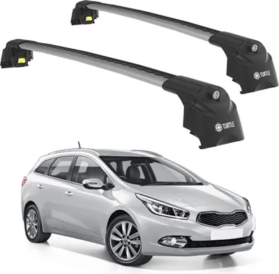 Produktbild von TURTLE DACHTRÄGER AIR-2 , Silber KIA CEED SPORTSWAGON (JD) 2013 - 2018 (Kombi)