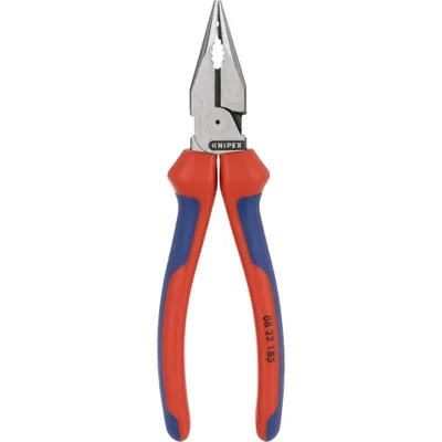 Zdjęcie produktu dla Szczypce kombinowane z ostrymi końcówkami, polerowane, z uchwytami wielokomponentowymi, 185 mm KNIPEX | 4003773088332