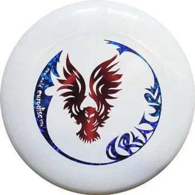 Produktbild von Frisbee Wurfscheibe Eurodisc Ultimate creature 175gr White ED0175WHCR Weiß 27,5 cm