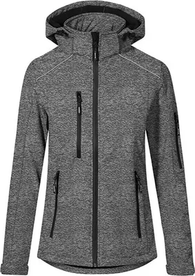 Produktbild von Softshell Jacke Damen, Grau-Melange, M