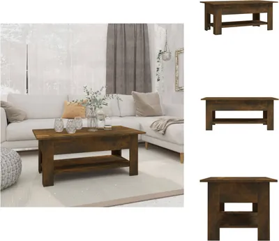 Obrázok produktu pre vidaXL Konferenčný stolík údený dub 102x55x42 cm materiál na báze dreva - Konferenčné stolíky