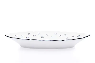 Obrázok produktu pre Kôš na chlieb, český porcelán, Verona, 36 cm, modrá valbela, G. Benedikt