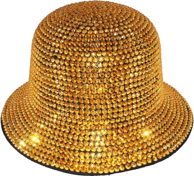 Produktbild von Discokugel Hut gold