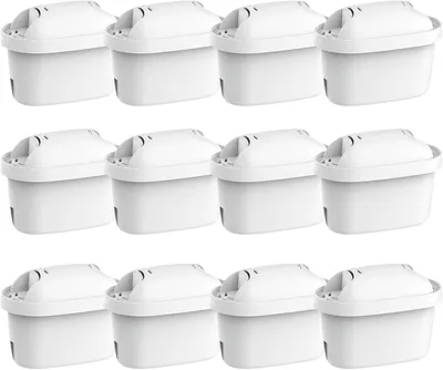 Wasserfilterkartuschen, 12 Stück, kompatibel mit Brita Maxtra+