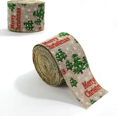 Image de Ruban de Noël 6,3 cm x 2 m ksn140