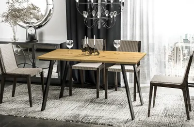 Zdjęcie produktu dla Stół rozkładany LIWIA 130(210)x80 dąb artisan