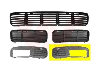 Image de Grille d'aération, pare-chocs VAN WEZEL 5826593