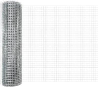Produktbild von "2026 Promotion" Forstzaun - Geschweißter Drahtzaun - Silber 0,8x10 m - Metallzäune CC25933