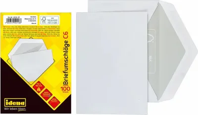 Produktbild von Idena BU C6 NKMix o.F., 75g/m², 100Stk.
