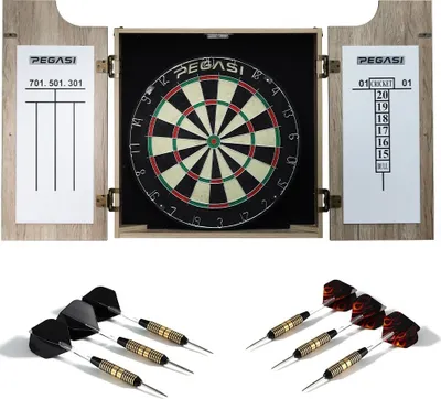 Produktbild von Pegasi Dartboard-Schrank-Set Classic
