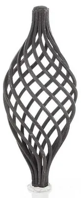 Produktbild von LogistSystem 1 Stück Zaundekoration Zaunkörbe Metallkörbe Zierkörbe Korb 16x16 H=210mm 12.131