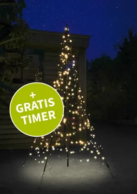 Produktbild von Fairybell Weihnachtsbaum | 200 cm | 300 LED | Warmweiß | inkl. Mast