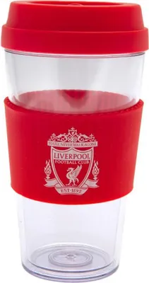 Obrázek produktu pro Liverpool FC - cestovní hrnek, Crest TA6511 (jedna velikost) (průhledný/červený)