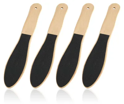 Imagen del producto de Kit de limas para pies, de 4 piezas, de doble cara, con lima y removedor de callos, para el cuidado de los pies