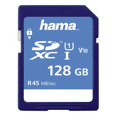 Produktbild von SDXC 128GB Class 10 UHS-I 45 MB/s Speicherkarte