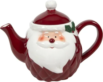 Produktbild von Theepot kerstman ruit Ø13x16cm
