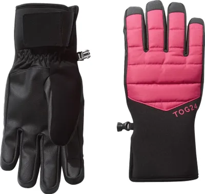 Obrázek produktu pro TOG24 - Pánské/dámské uni lyžařské rukavice "Adventure" TG294 (M) (tmavě růžová)