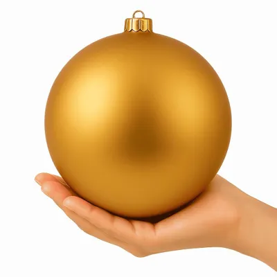 Produktbild von Weihnachtskugeln Outdoor XXL Christbaumkugeln für Draußen 20cm Groß Gold Matt