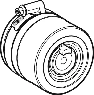 Produktbild von Geberit GE Übergangsmanschette auf Guss, d50mm, DN50, EPDM, 1 Stk.