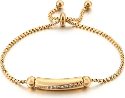 Produktbild von DO-21205 Golden Armband für Damen – Eleganz pur KP21205