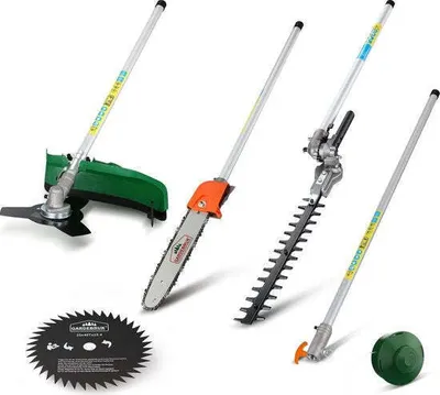 Produktbild von Gartenbruk 5in1 Multitool - 2 HP Motor - inklusive Kettensäge/Trimmer