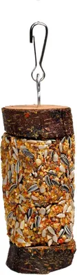 Immagine prodotto di JR FARM Pick'n'Fun snack per pappagalli con giocattolo in legno - 185g mix di bocconcini per uccelli