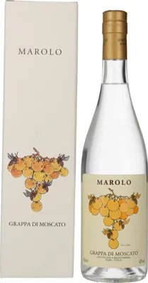 Image de Marolo Grappa di MOSCATO 42% Vol. 0,7l en boîte cadeau