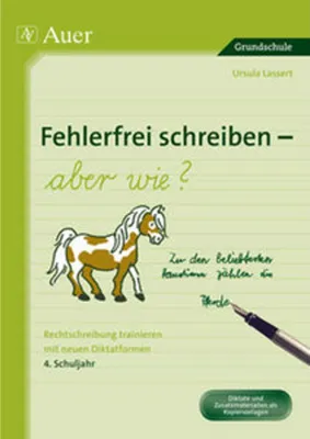 Image de Fehlerfrei schreiben - aber wie? 4. Schuljahr