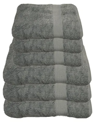 Produktbild von Julie Julsen Handtuch Set Silbergrau,Set:6 tlg. 3 Badetücher 3 Handtücher