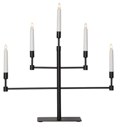 Produktbild von Star Trading 150-92, Leichte Dekorationsfigur, Schwarz, IP20, Schwarz, 5 Glühbirne(n), E10
