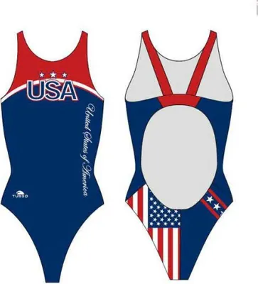 Produktbild von Turbo Usa 2012 Badeanzug Blau S Damen Blau S