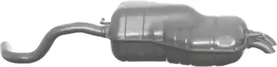 Produktbild von VEGAZ VS-296IMA Endschalldämpfer für VW Golf IV Schrägheck (1J1) Auspuff