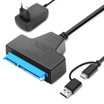 Produktbild von USB 3.0 zu SATA Adapter Kabel mit UASP Support für 2,5 Zoll HDD & SSD Festplatten