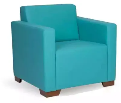 Immagine prodotto di Poltrona studio blu seduta mobili da ufficio poltrona imbottita nuovo tessuto
