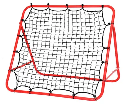 Produktbild von Vigevee Fußball Rebounder Rückprallwand Kickback Tor einstellbar  Trainingsnetz Netz Fußballtor Torprallwand Winkel Einstellbar Einstellbar Winkel