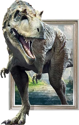 Produktbild von 1 Stück Dinosaurier-Wandaufkleber, großes, durch die Wand hindurchgehendes Dinosaurier-Wandtattoo zum Abziehen und Aufkleben für Jungenzimmer (grau)