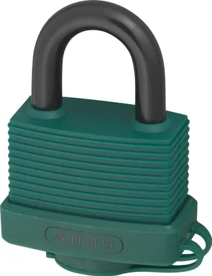 Produktbild von ABUS Vorhängeschloss 70AL/45 aus massivem Aluminium, Wetterfest, Grün