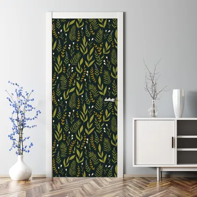 Produktbild von Dekorative Türaufkleber Aaufkleber selbstklebend Tapete Türtapete Fischgrätenmuster 70 x 200 cm