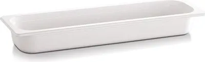 Produktbild von APS 84302 GN 2/4 Behälter ECO LINE, 53 x 16,2 cm, Tiefe 100 mm, 4,3 Liter, Melamin, weiß
