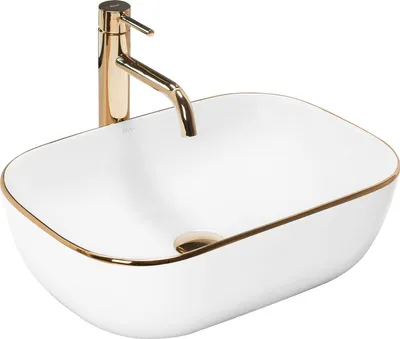 Produktbild von Umývadlo na dosku Rea BELINDA Gold Edge