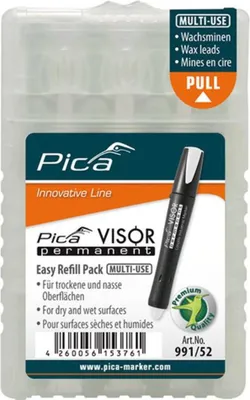 Produktbild von Pica VISOR 4 x Ersatzminen Weiß