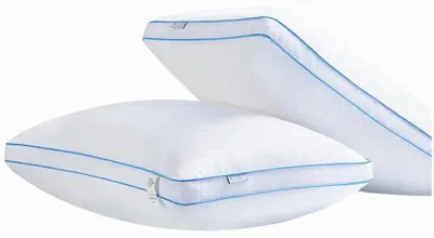 Produktbild von Kopfkissen 48x74 cm (2er Pack), Höhenverstellbares Schlafkissen, Memory Foam Kissen, waschbares Bettkissen, Beddingkissen mit anpassbarer Füllung, mit Reißverschluss