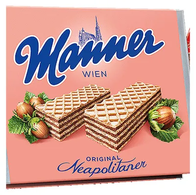 Image de Gaufrettes Manner noisettes 75 g