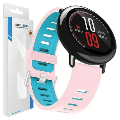 Immagine prodotto di Beline Cinturino 20Mm doppio Colorsilicone Rosa/Blu Box