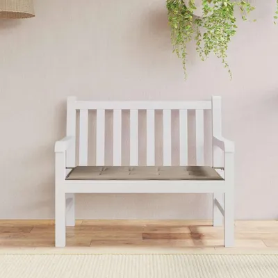 Obrázok produktu pre vidaXL Vankúš na záhradnú lavicu Taupe 120x50x4 cm Oxford fabric
